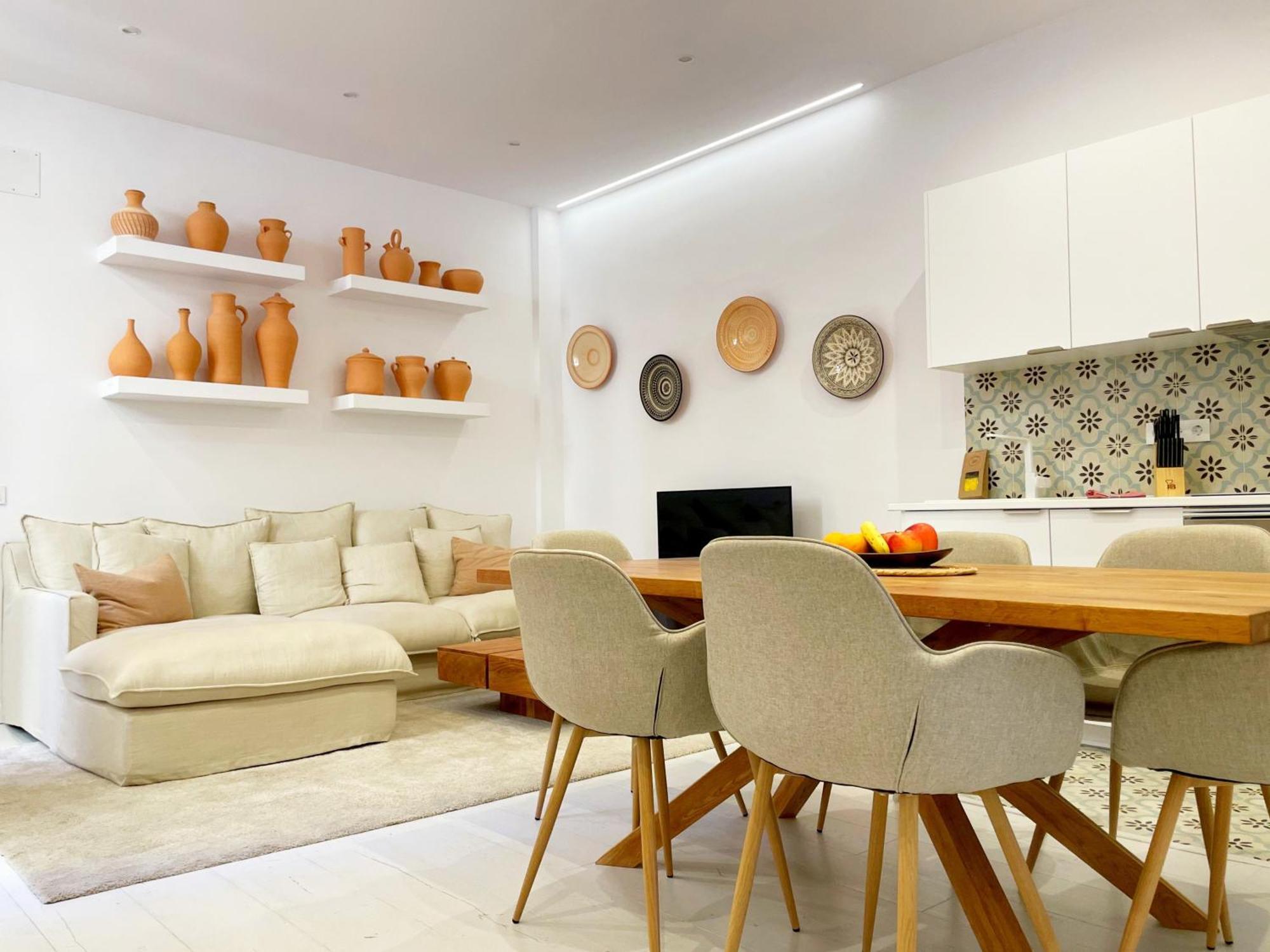Piso Familiar Con Tres Habitaciones En La Goleta Málaga Kültér fotó